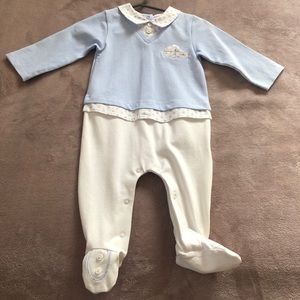 Mayoral newborn footie outfit